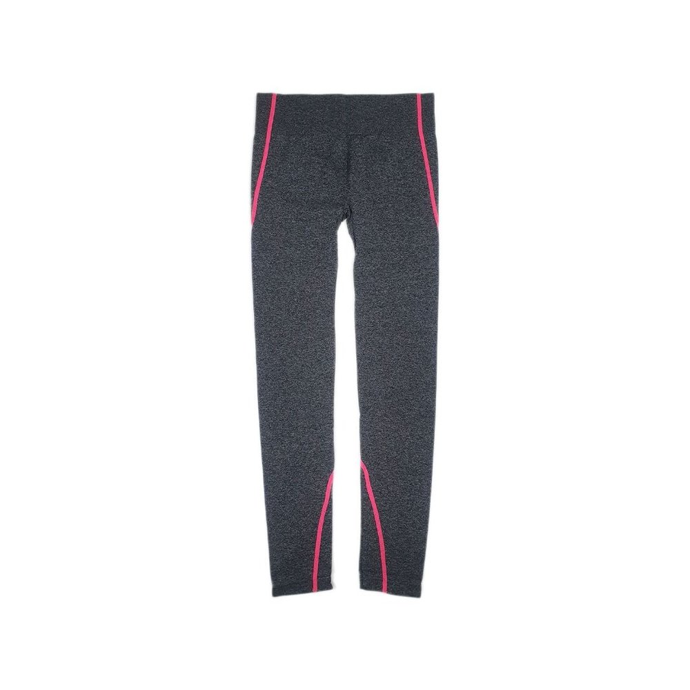 SPLASH Activewear [Charcoal/Pink] Women's Shapewear 3/4 Capri Legging ONE SIZE